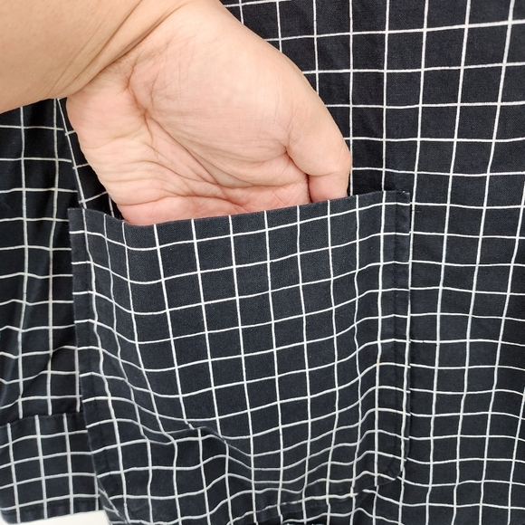 Jimmy'z Vintage Men's 100% Cotton Grid Pattern Button Front Blazer - S - Picture 8 of 10